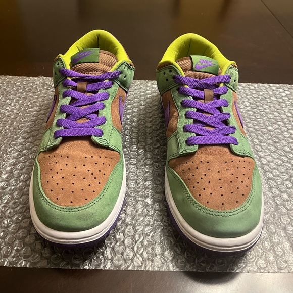 Nike Dunk Low Retro Ugly Duckling Pack Veneer Sneaker Shoes Size US 8.5 - Picture 5 of 13